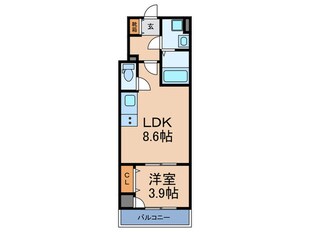 アート林寺の物件間取画像